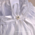 Spitzendekoration weißes reines Brautzusatzhochzeitsblumenmädchenkorb